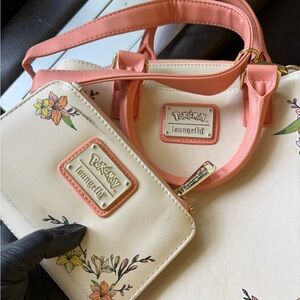 Loungefly Pokèmon Starters Floral Wallet and Large Purse